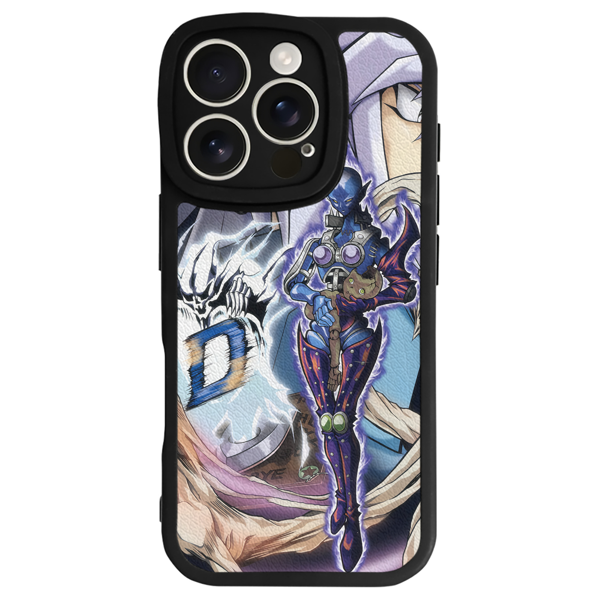 （画像用） 遊☆戯☆王 Yu-Gi-Oh! 【iPhone 16シリーズ対応】シリコンスマホケース（レザー調） 材質：シリコン